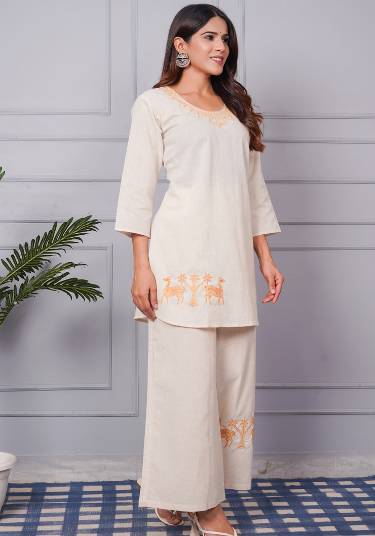 Tulsilicious Desert Whisper Cotton Co-ord Set
