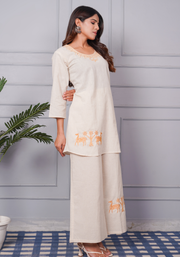 Tulsilicious Desert Whisper Cotton Co-ord Set