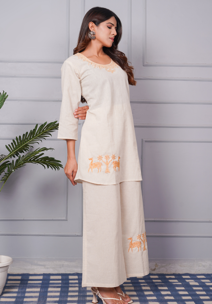 Tulsilicious Desert Whisper Cotton Co-ord Set