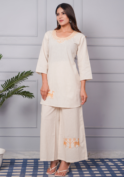Tulsilicious Desert Whisper Cotton Co-ord Set