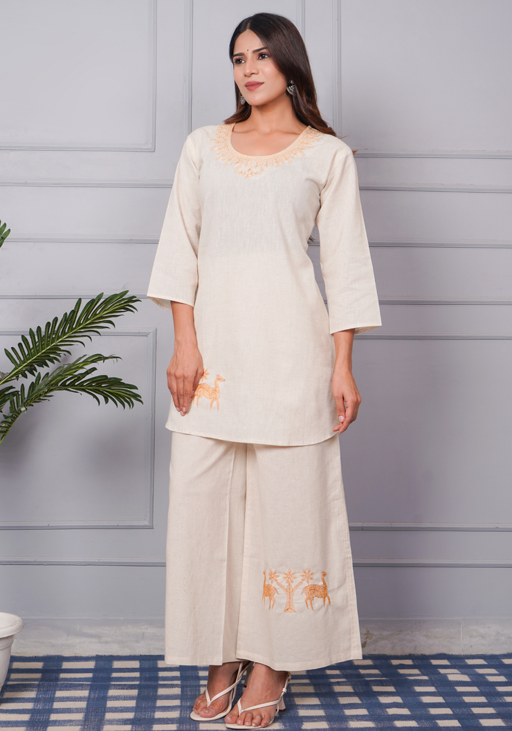 Tulsilicious Desert Whisper Cotton Co-ord Set