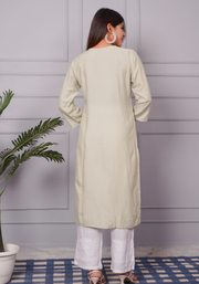 Tulsilicious Soft Stone Chikankari Kurta Set