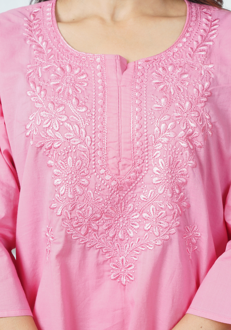 Tulsilicious Pink Poise Cotton Co-ord Set