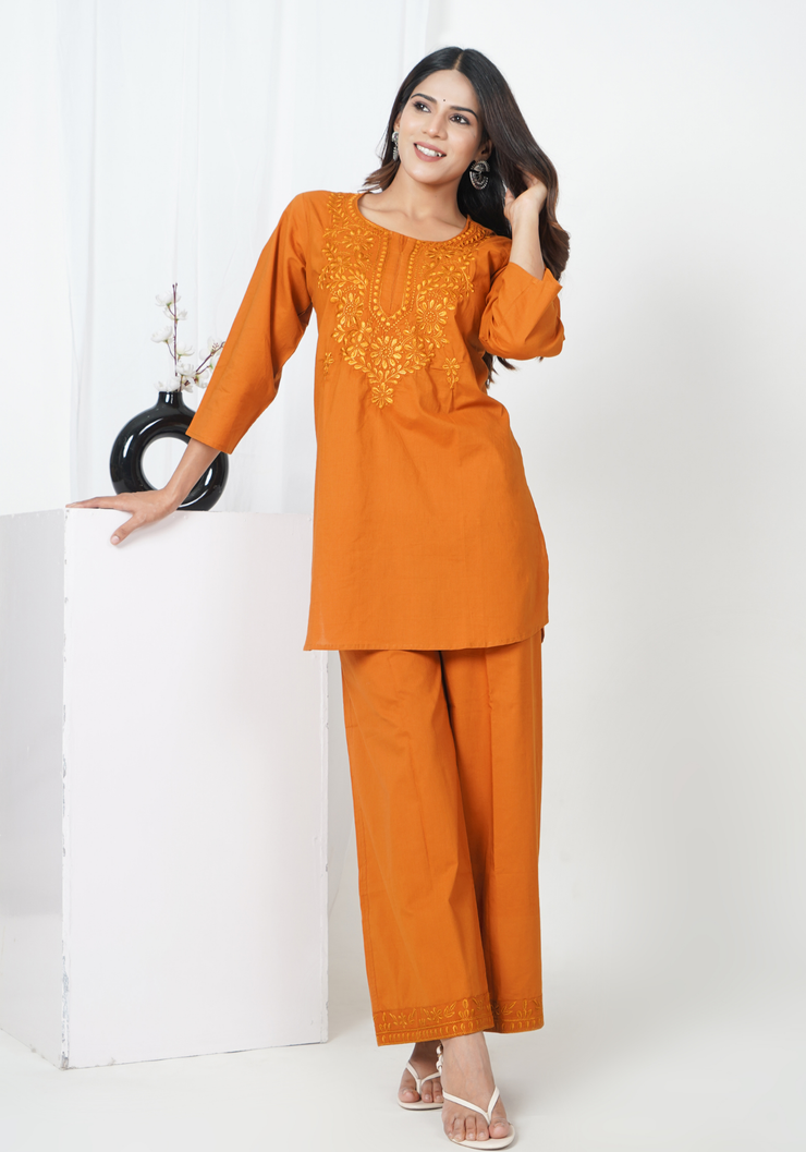 Tulsilicious Rustic Elegance Cotton Co-ord Set