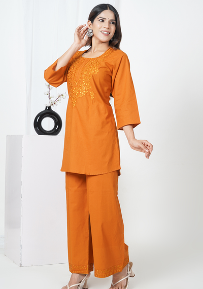 Tulsilicious Rustic Elegance Cotton Co-ord Set