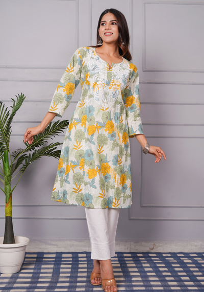 Tulsilicious Garden Haze Kurta Set