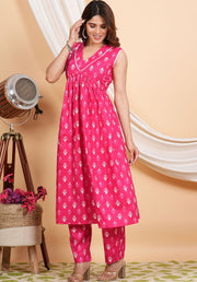 Tulsilicious Petal Perfection Pink Kurta & Pants Set