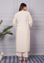 Tulsilicious Indigo Whisper Khadi Kurta Set