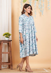 Tulsilicious Sky Victoria Collar Dress