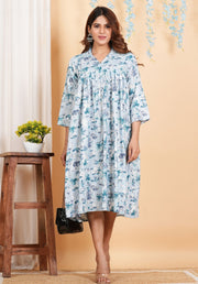 Tulsilicious Sky Victoria Collar Dress