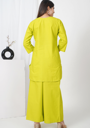 Tulsilicious Delicate Edge Cotton Co-ord Set