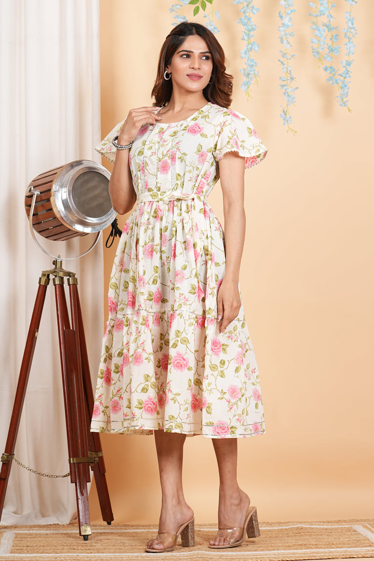 TULSILICIOUS SUMMER BREEZE COTTON DRESS